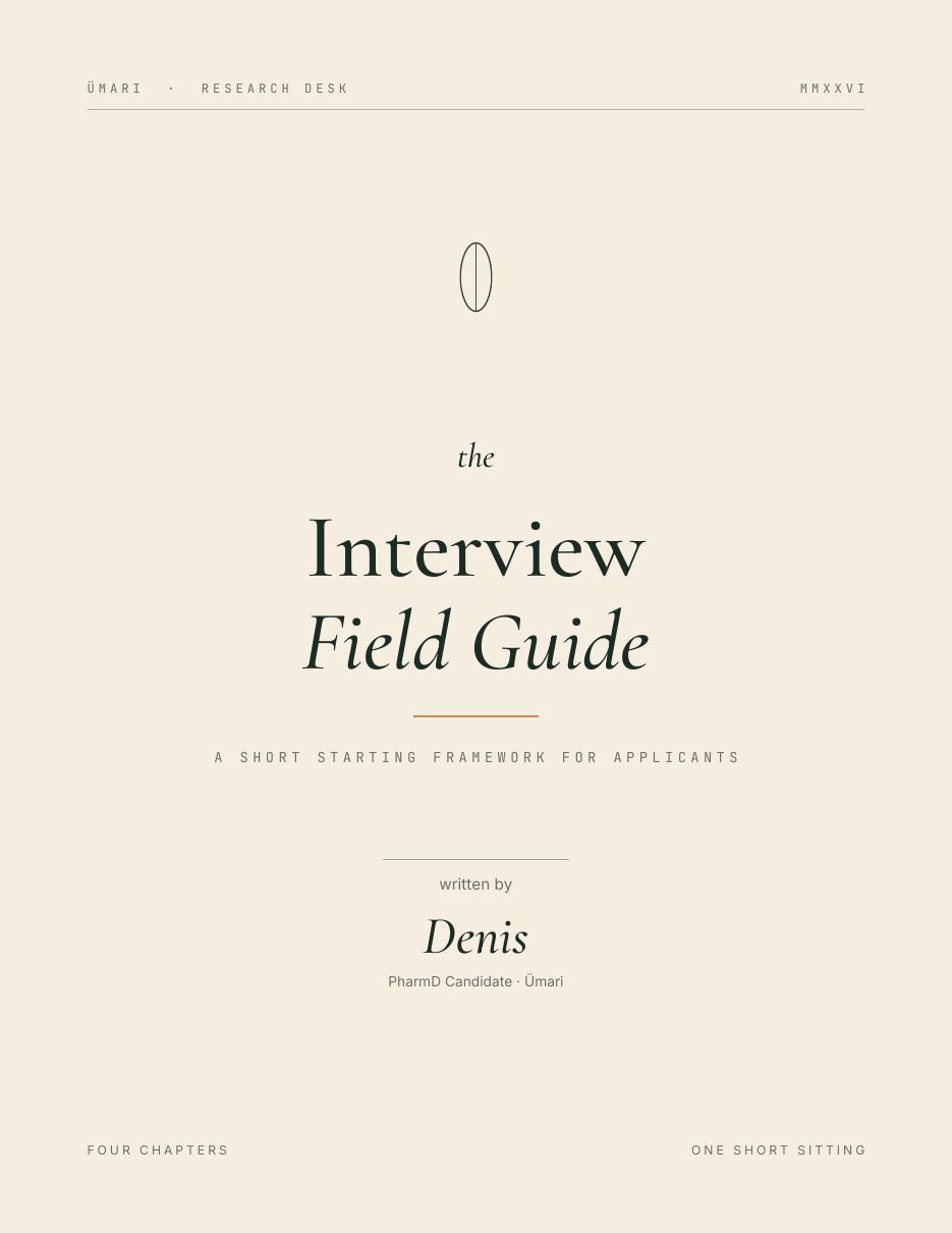 Cover of The Interview Field Guide